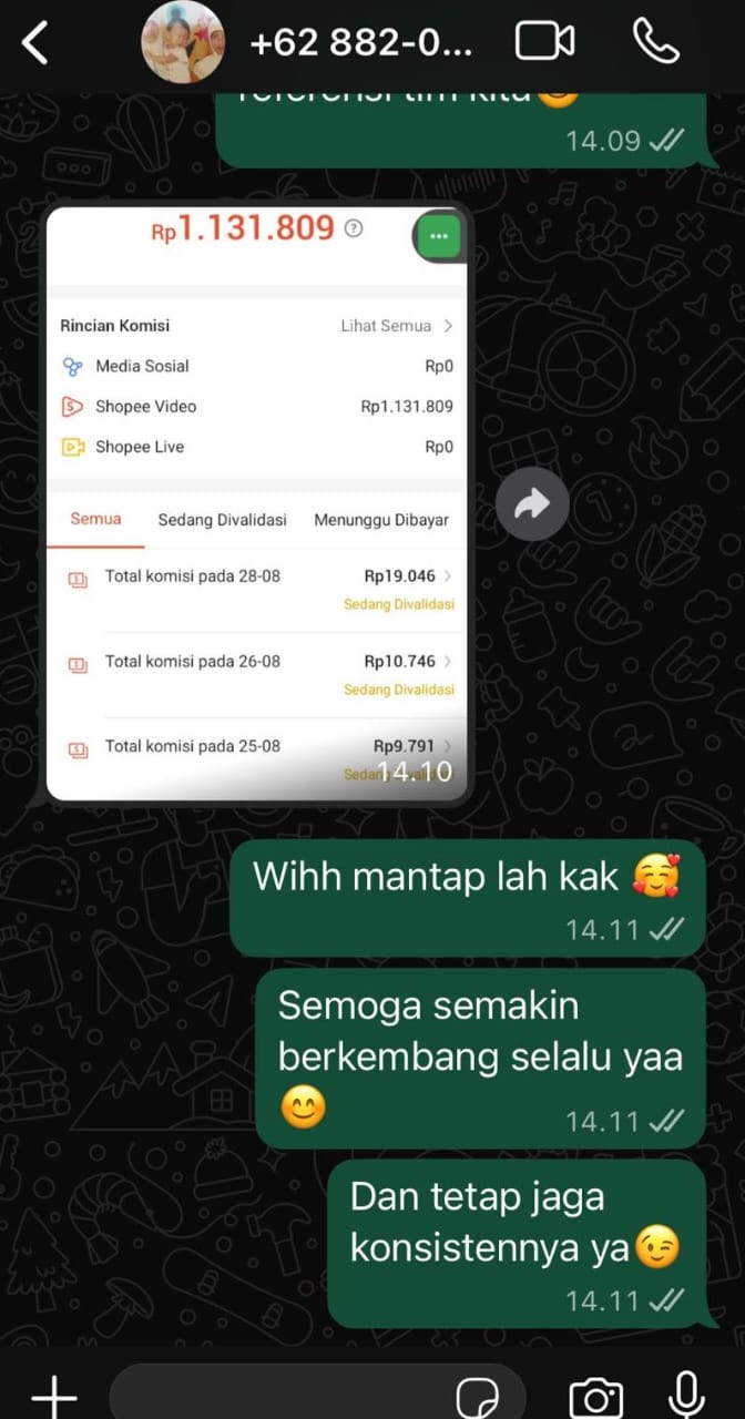 Bukti Chat WA 2